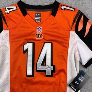 Cincinnati Bengals Jersey Womens Large Orange‎ Nike On Field NFL Andy Dalton NEW